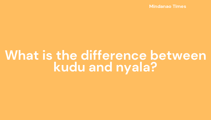 What is the difference between kudu and nyala?