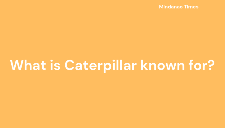 What is Caterpillar known for?