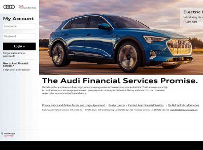 Audi Financial Services -- My Audi Financial Services Account Audi Financial Services -- My Audi Financial Services Account