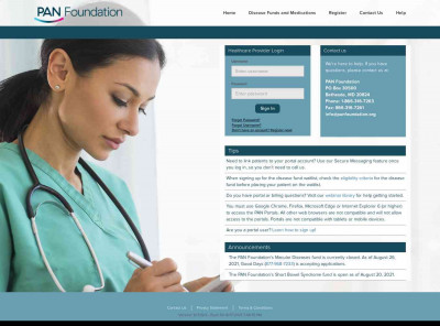 Provider Portal - PAN Foundation Provider Portal - PAN Foundation