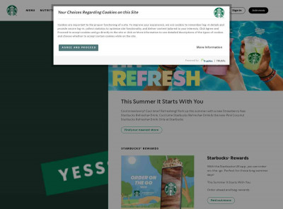 Starbucks: Homepage Starbucks: Homepage