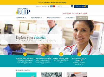 Johns Hopkins Employer Health Programs (EHP) | Your ... Johns Hopkins Employer Health Programs (EHP) | Your ...