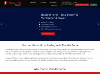 Thunder Forex: Home Thunder Forex: Home