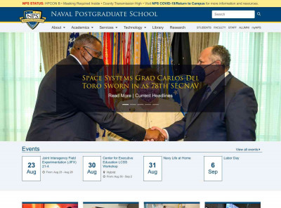 Update NPS 2021 - Naval Postgraduate School Update NPS 2021 - Naval Postgraduate School