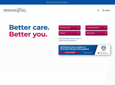 Physicians East - Better care. Better you. Physicians East - Better care. Better you.
