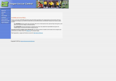 Oregon Soccer Central Oregon Soccer Central