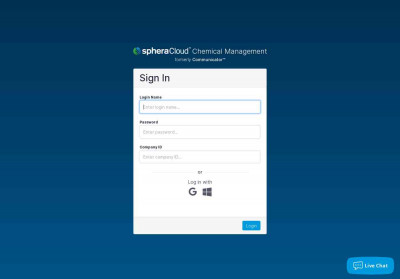 Chemical Management Login Chemical Management Login
