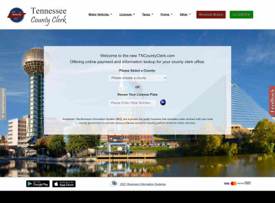 Tennessee County Clerk - registration renewals Tennessee County Clerk - registration renewals