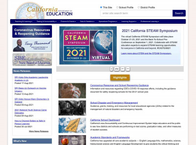 California Department of Education California Department of Education