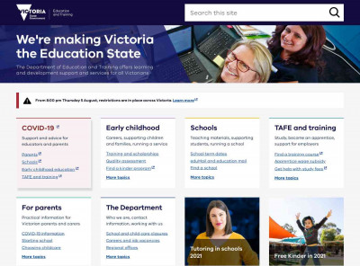 Department of Education and Training Victoria Department of Education and Training Victoria