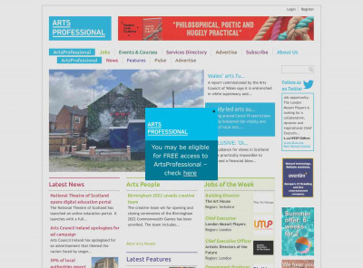 Annabel Jackson Associates - Arts Professional Annabel Jackson Associates - Arts Professional