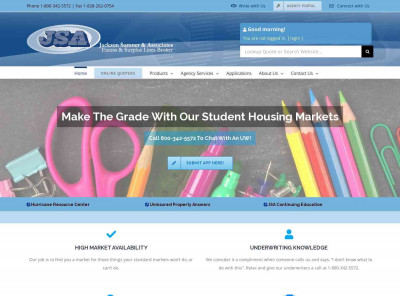 Jackson Sumner & Associates – Excess and Specialty Lines Jackson Sumner & Associates – Excess and Specialty Lines