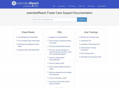 Logging in to extendedReach - Foster Care Logging in to extendedReach - Foster Care