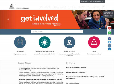 The Department of Education Tasmania: Home The Department of Education Tasmania: Home