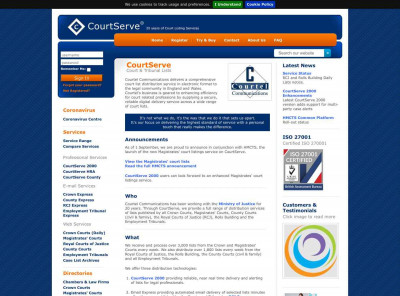 Crown Express E-mail Service - CourtServe Crown Express E-mail Service - CourtServe