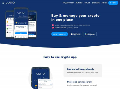 Luno: Buy Bitcoin, Ethereum, USDC, XRP and Altcoins Securely Luno: Buy Bitcoin, Ethereum, USDC, XRP and Altcoins Securely