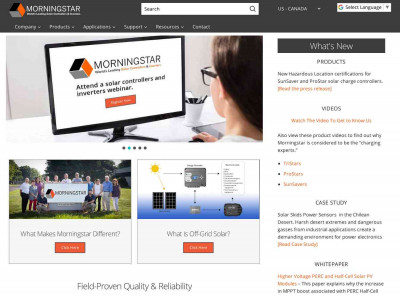 Solar Charge Controllers & Inverters | Morningstar Off-grid Solar Solar Charge Controllers & Inverters | Morningstar Off-grid Solar