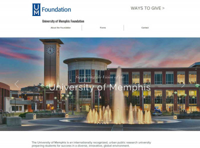University Of Memphis Foundation: Home University Of Memphis Foundation: Home