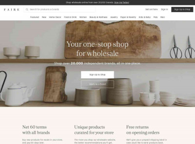Faire.com — The Online Wholesale Marketplace & Store Faire.com — The Online Wholesale Marketplace & Store