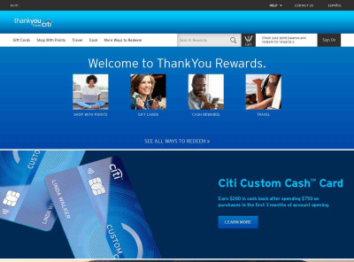 More Ways to Redeem - Citi ThankYou® Rewards More Ways to Redeem - Citi ThankYou® Rewards