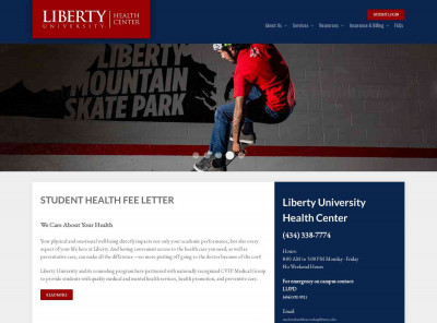 Liberty University Student Health Center: Home Liberty University Student Health Center: Home