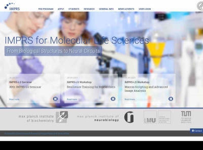 USER LOGIN | IMPRS for Molecular Life Sciences