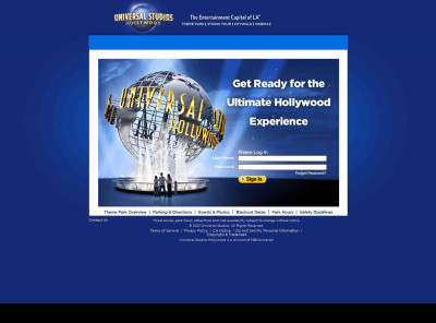 Login - Universal Studios Hollywood Login - Universal Studios Hollywood