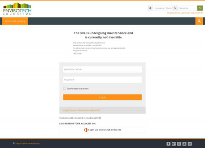 Forgotten password - Envirotech E-Learning Forgotten password - Envirotech E-Learning