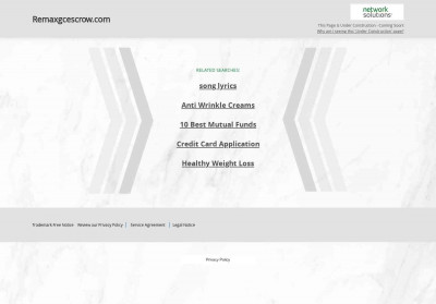 Network Solutions - Remaxgcescrow.com Network Solutions - Remaxgcescrow.com