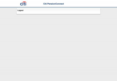 Logout - Citi PensionConnect Logout - Citi PensionConnect