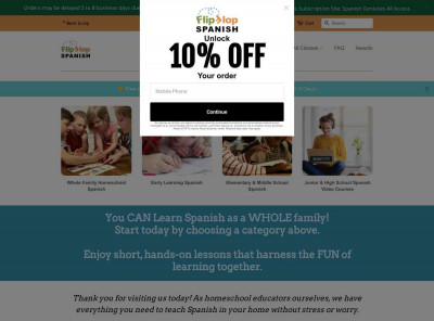 Flip Flop Spanish: Homeschool Spanish Curriculum Flip Flop Spanish: Homeschool Spanish Curriculum