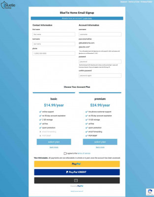 Email Registration | BlueTieHome Email Registration | BlueTieHome