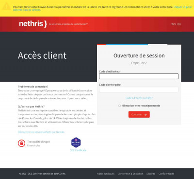 Nethris Online Payroll Login Page Nethris Online Payroll Login Page