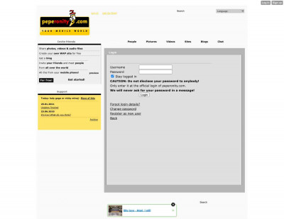 Login - peperonity.com Login - peperonity.com