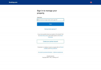 login - Booking.com Extranet login - Booking.com Extranet