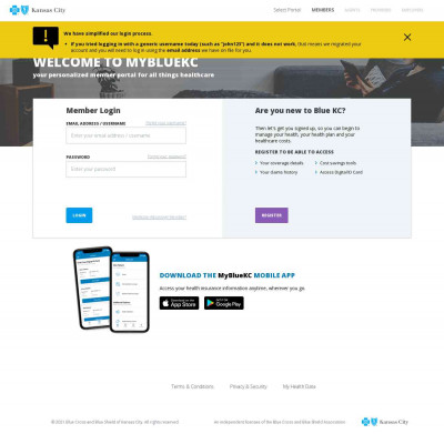 Blue KC Member Portal Blue KC Member Portal