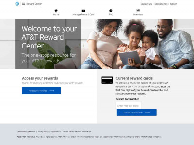 AT&T Reward Center - Home Page AT&T Reward Center - Home Page
