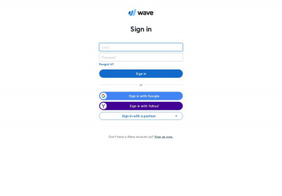 Wave • Sign in Wave • Sign in