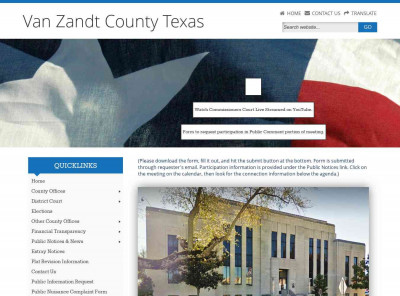 Elections - Van Zandt County, Texas Elections - Van Zandt County, Texas