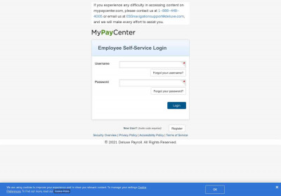 Deluxe Payroll - Employee Self-Service Login Deluxe Payroll - Employee Self-Service Login