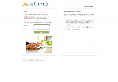 Forgot Password - Xtime University Forgot Password - Xtime University