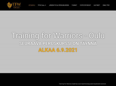 Warrior Tracker - TFW Oulu Warrior Tracker - TFW Oulu