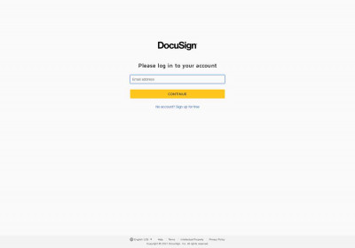 DocuSign Login - Enter email to start sign in DocuSign Login - Enter email to start sign in