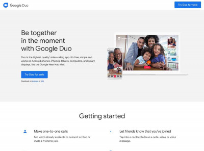 Google Duo - Free High-Quality Video Calling App Google Duo - Free High-Quality Video Calling App