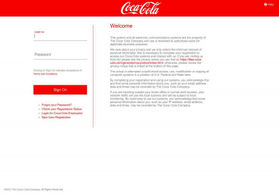 Registered Users Sign On Registered Users Sign On