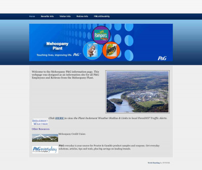 Benefits Info - P&G Mehoopany Plant Benefits Info - P&G Mehoopany Plant