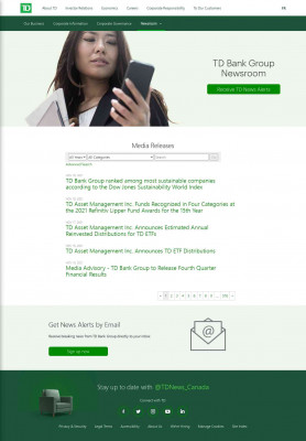 Four Million Canadians Make TD Canada Trust's EasyWeb ... Four Million Canadians Make TD Canada Trust's EasyWeb ...