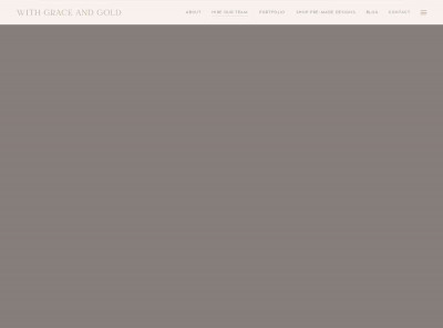 Showit Template - With Grace and Gold Showit Template - With Grace and Gold