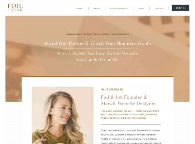 Paris - Simply Elegant Custom Website Design - Foil & Ink Paris - Simply Elegant Custom Website Design - Foil & Ink
