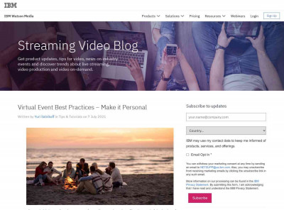 Secure Video Hosting and Viewer Tracking | IBM Watson Media Secure Video Hosting and Viewer Tracking | IBM Watson Media